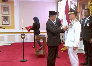 Mendagri RI Lantik Agus Fatoni sebagai Pj Gubernur Papua