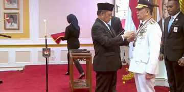 Mendagri RI Lantik Agus Fatoni sebagai Pj Gubernur Papua