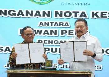 Lindungi Kemerdekaan Pers, Kejaksaan dan Dewan Pers Tandatangani MoU