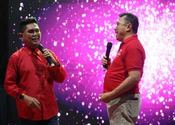 Duet Wawali Harris Bobihoe Dan Obbie Messakh Bikin Malam Puncak HUT RI Semakin Meriah