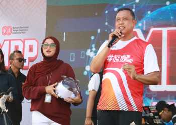Wali Kota Bekasi, Tri Adhianto buka Roadshow MPP di Pasar Alam Vida