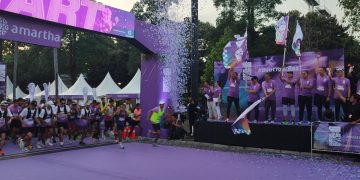 Gubernur DKI Lepas Ribuan Pelari Amartha Run 2025 di GBK