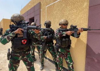 Pasukan Elite TNI AL Tuntaskan Latihan Puncak Pertempuran Kota di Yordania