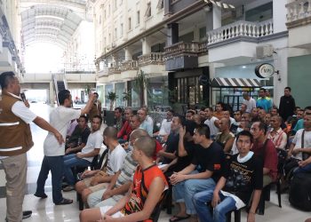 Sat Gas TPPO Kepri Laksanakan Trauma Healing Kepada Pekerja Migran Indonesia (PMI) yang Dideportasi dari Malaysia Melalui  Pelabuhan Batam Center Kota Batam