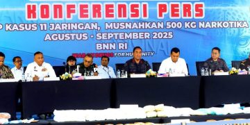18 Hari Operasi, 11 Titik dan Jaringan Narkotika Diungkap