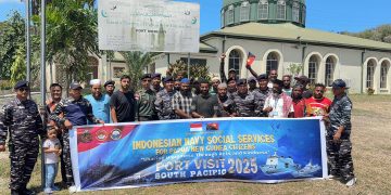 PORT VISIT Papua Nugini 2025, TNI AL Gelar Bakti Sosial dan Kesehatan Untuk Masyarakat