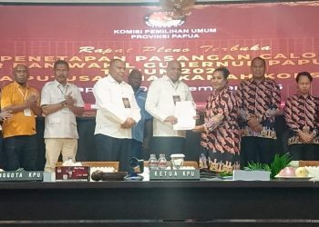 Gubernur dan Wakil Gubernur Papua 2025–2030 Resmi Ditetapkan