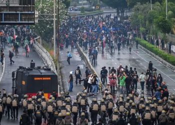 Akibat Demo Ricuh di Jakarta, 160 Polisi Terluka