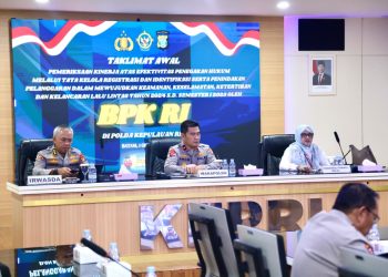 Polda Kepri Tegaskan Komitmen Transparansi Dalam Pemeriksaan Kamseltibcarlantas BPK RI