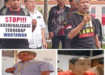 Aksi Damai 7 Oktober 2025, Desak Kapolda Kepri Segera Copot Kasat Reskrim Polresta Barelang  yang Diduga Mengkriminalisasi Wartawan Senior Gordon Silalah