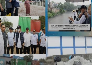 Wali Kota Batam Amsakar Achmad Tinjau Rumah Pompa di Kawasan Pasar Jodoh