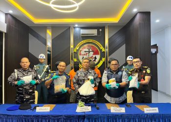 TNI AL Gagalkan Penyelundupan Narkotika 9 Kg Di Perairan Selat Riau