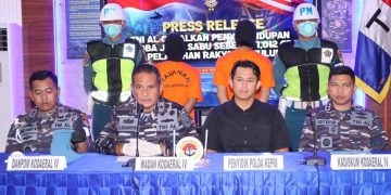 Penyelundupan Sabu Jaringan Internasional Dibekuk TNI AL di Batam