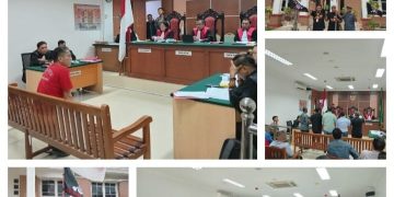 Bendera One Peace Berkibar di Depan Kantor Pengadilan Negeri Batam