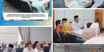 Pimpin Rakor MCSP 2025, Pj Sekda Firmansyah Minta Perangkat Daerah Segera Siapkan Bahan Dan Lengkapi Administrasi