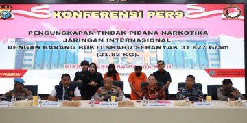 Sinergi TNI AL dan Polda Riau Gagalkan Penyelundupan 31 Kilogram Sabu di Pelabuhan Roro Dumai