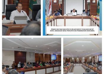 Pemko Batam dan KPK RI Gelar Rapat Evaluasi MCSP 2025, Amsakar Gesa Percepatan Pemenuhan Dokumen