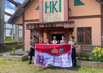 Minggu Kasih: Polres Humbahas Gelar Patroli di Gereja- gereja