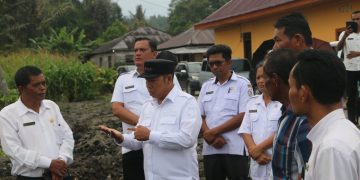 Bupati Tapanuli Utara Tinjau Progres Pengolahan Lahan Tidur di Desa Simanungkalit