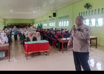 Polres Langkat Berikan Penyuluhan Hukum Kepada Pelajar Di Stabat Langkat