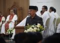 Pesan Harmonisasi Wawali Harris Bobihoe Dihadapan Jamaat Gereja Katolik Santo Yohanes II