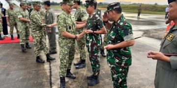 Latihan Integrasi TNI Babel-Morowali, Wakasal Tinjau Langsung Aksi Prajurit Samudera