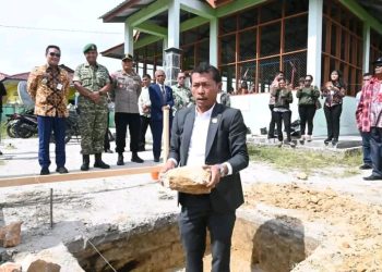KDMP Sahitnihuta Hadir di Humbahas Bupati Bersama Forkopinda Hadir Dalam Peletakan Batu Pertama