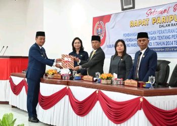 Bupati Humbang Hasundutan Sampaikan Nota Jawaban Atas Pandangan Umum Fraksi-Fraksi DPRD Terhadap Nota Pengantar Keuangan Ranperda APBD 2026