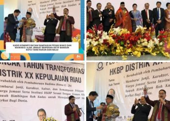 Kadis Kominfo Batam Sampaikan Pesan Wako dan Wawako: Ajak Jemaat Berperan Aktif Bangun Kota yang Rukun dan Maju