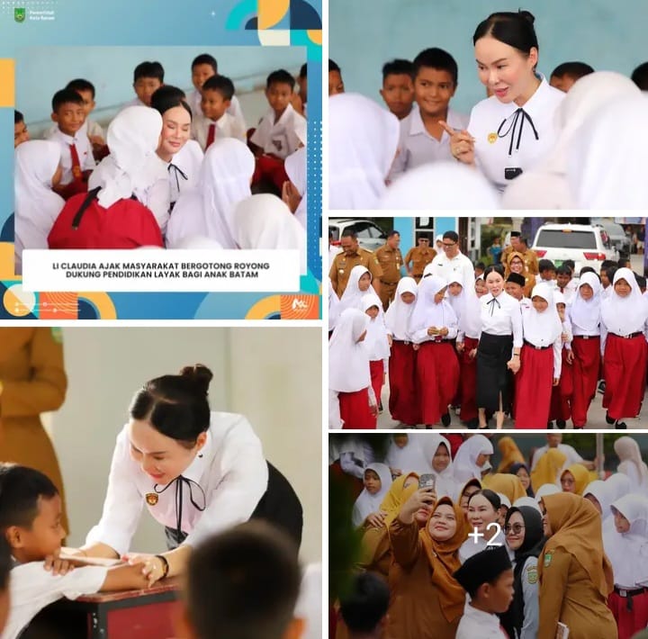 Li Claudia Ajak Masyarakat Bergotong Royong Dukung Pendidikan Layak bagi Anak Batam