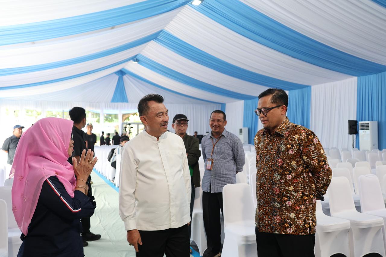 Tinjau SMPN 4 Wawali Harris Bobihoe Pastikan Kesiapan Kunjungan Presiden RI