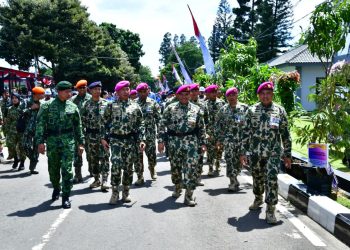 Upacara Hut Ke-80 Korps Marinir TNI AL, Tegaskan Komitmen Membangun Bangsa Bersama Rakyat