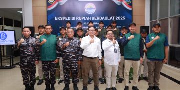 Ekspedisi Rupiah Berdaulat, Sinergi TNI AL dan BI Perkuat Rupiah di Wilayah 3t