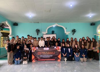 CNW FH UNIB Gelar Sosialisasi Bahaya Narkotika di SMA Negeri 1 Kota Bengkulu