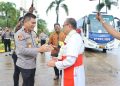 Polda Kepri Sambut Kunjungan Pastoral Uskup Umat Katolik di Lingkungan TNI-Polri Tahun 2025