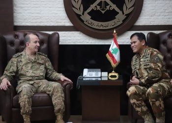 Perkuat Hubungan Diplomasi, Kasal Laksanakan Bilateral Meeting Bersama Pimpinan Angkatan Bersenjata di Lebanon