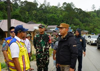 Bupati Taput Tinjau Banjir Bandang Adiankoting: Akses Taput–Tapteng Lumpuh Dua Hari