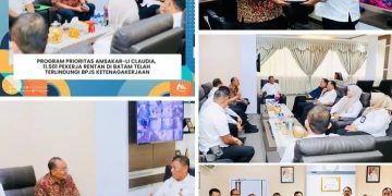 Program Prioritas Amsakar-Li Claudia, 11.501 Pekerja Rentan di Batam Telah Terlindungi BPJS Ketenagakerjaan