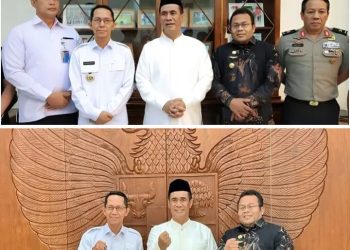 Amsakar Bahas Penguatan Ketahanan Pangan Bersama Mentri Pertanian
