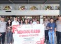 Polda Kepri Gelar Minggu Kasih di Gereja Katolik MBPA Batu Aji