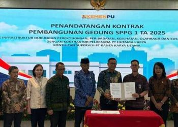 Kementerian PU Teken Kontrak Untuk Bangunan 152 SPPG Dapur MBG