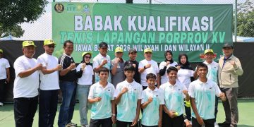 Kualifikasi Porprov XV Cabor Tenis Resmi Di Buka Oleh Wawali Harris Bobihoe