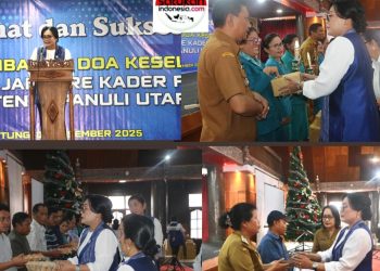 Doa Keselamatan dan Aksi Sosial Kader PKK Kabupaten Tapanuli Utara Wujud Keperdulian atas Dampak Bencana Alam