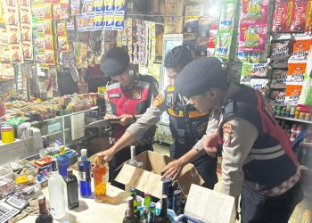 DITSAMAPTA Polda Kepri Ringkus 16 Penjual Miras Ilegal di Kota Batam