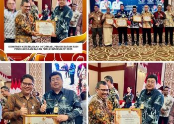 komitmen Keterbukaan Informasi, Pemko Batam Raih Penghargaan Badan Publik Informatif 2025
