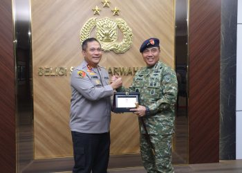 Kapolda Kepri Irjen Pol Asep Syafrudin Terima Kunjungan Silaturahmi Pangkoarmada I