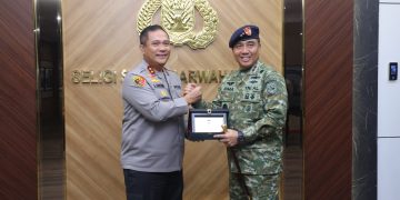 Kapolda Kepri Irjen Pol Asep Syafrudin Terima Kunjungan Silaturahmi Pangkoarmada I