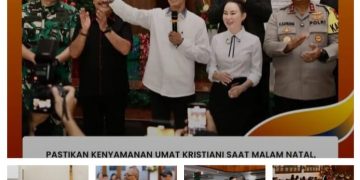 Pastikan Kenyamanan Umat Kristiani saat Malam Natal, Amsakar-Li Claudia dan Aparat Tinjau Gereja di Kota Batam