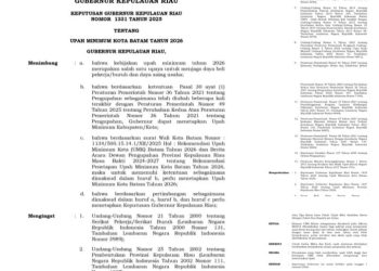 UMK Batam 2026 Resmi Rp. 5.357.982, Berlaku Mulai Januari
