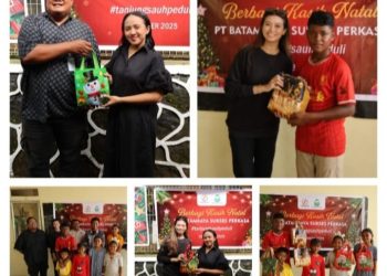 Panbil Group melalui PT.Batamraya Sukses Perkasa berbagi kasih dengan anak-anak Pulau Kubung dan Pulau Todak.